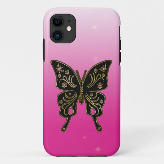 Botervliegontwerp Case-Mate iPhone Case (Achterkant)