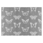 Botervliegschets, zilvergrijs en wit snijplank (Voorkant)