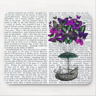 Botervliegvliegtuig 2 Paars en groen Muismat