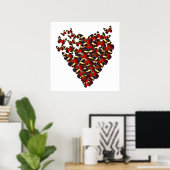 Botervlieshart Poster (Thuiskantoor)