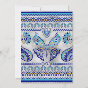 Botervliesogen voor sierbloem feestdagenkaart