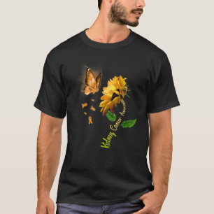 Botervlieszonnebloem Nierkanker T-shirt