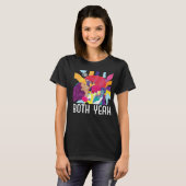 Both Yeah Bi Bisexual Rainbow Pride Bisexuality LG T-shirt (Voorkant volledig)