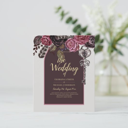 BOTHIC ROOS Burgundy Fall Wedding (Staand voorkant)