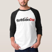 #BothSidesDont - 3/4 T-shirt de base de raglan de (Devant)