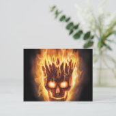 Botkop ontploft briefkaart (Staand voorkant)