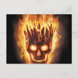 Botkop ontploft briefkaart