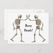Botkoppen Skeletten Briefkaart (Voorkant / Achterkant)