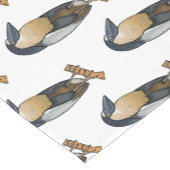 Botnavelvogel cartoon korte tafelloper (Hoek)