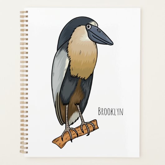Botnavelvogel cartoon planner (Voorkant)