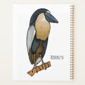 Botnavelvogel cartoon planner (Achterkant)
