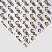 Botnavelvogel cartoon tissuepapier (Detail)