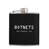 Botnets zijn te veel mensen heupfles (Voorkant)