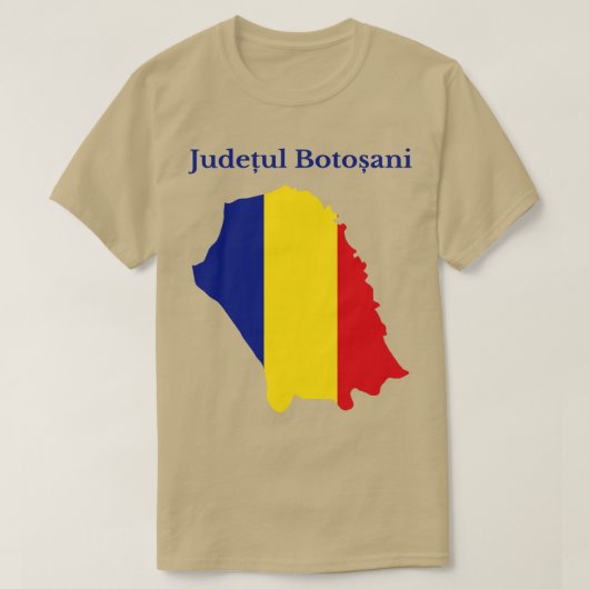 Botosani County Roemenië T-shirt (Design voorkant)
