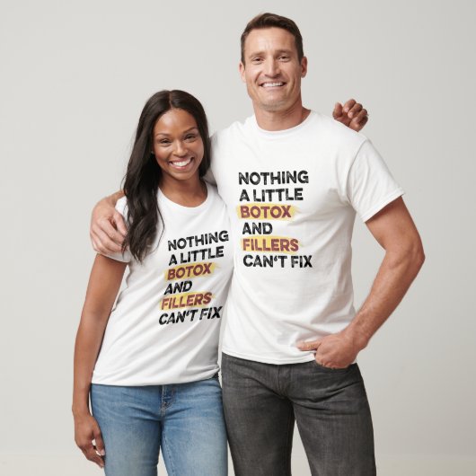Botox en vulstoffen esthetische huidinjector 1 t-shirt (Unisex)
