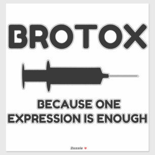 Botox-expressie Sticker