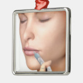 Botox injecties metalen ornament (Links)