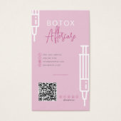 Botox-injecties Nazorgkaart Tijdlijn Doe Niet Visitekaartje (Voorkant)