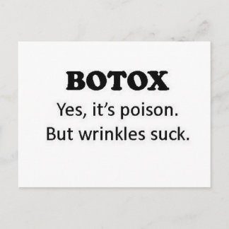 Botox Poison Briefkaart