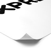 Botox Uitdrukking Poster (Hoek)