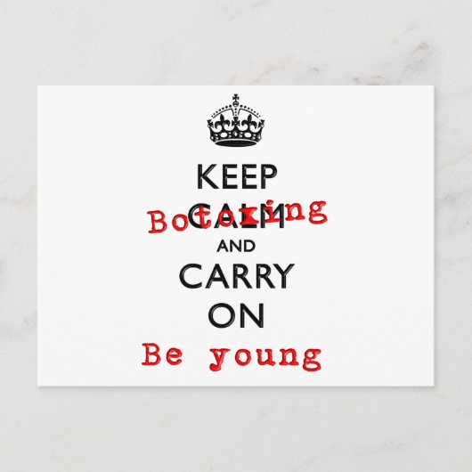 BOTOXEN HOUDEN BRIEFKAART (Voorkant)