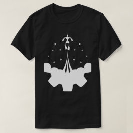 Bots boven de wolken t-shirt