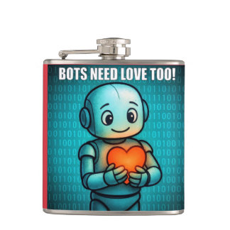 Bots hebben ook liefde nodig -  heupfles