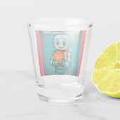 Bots hebben ook liefde nodig - shot glas (Achterkant)