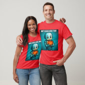 Bots Need Love Too - Men's Bright Red T-shirt (Unisex)