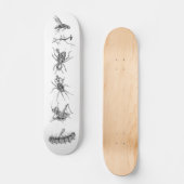 Bots op insecten collage skateboard (Voorkant)