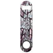 Botsopening met krakkende blik speed flessenopener (Achterkant)