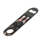Botsopening voor Bowling Speed Flessenopener (Achterkant Gekanteld)