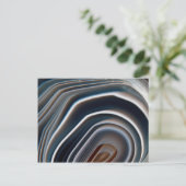 Botswana agate briefkaart (Staand voorkant)