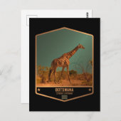 Botswana Briefkaart (Voorkant / Achterkant)