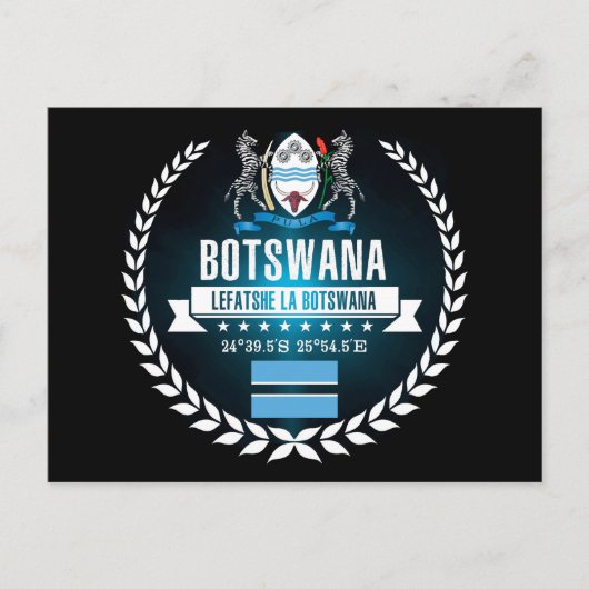 Botswana Briefkaart (Voorkant)