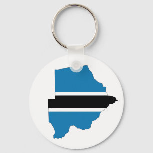 botswana country flag map shape silhouette symbol sleutelhanger