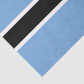 Botswana fashion, Botswana Flag tissue paper Tissuepapier (Detail)