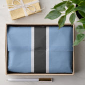 Botswana fashion, Botswana Flag tissue paper Tissuepapier (Geschenk)