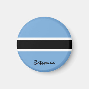 Botswana flag & African - reis-/sportfans Magneet
