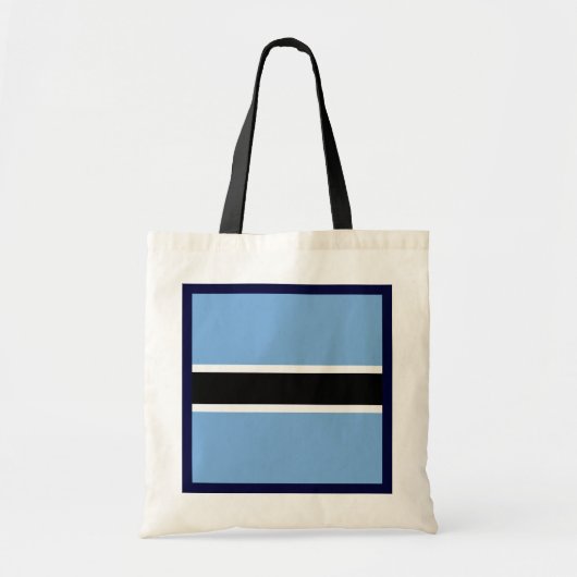 Botswana Flag Bag Tote Bag (Voorkant)