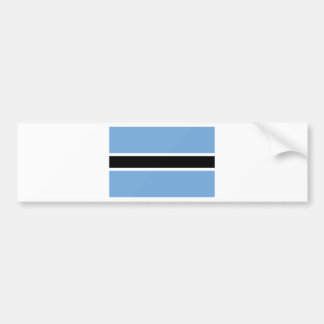 Botswana Flag Bumpersticker