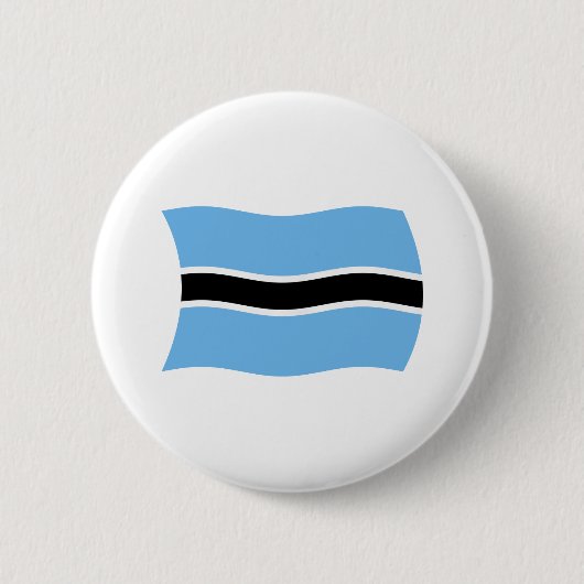 Botswana Flag Button (Voorkant)