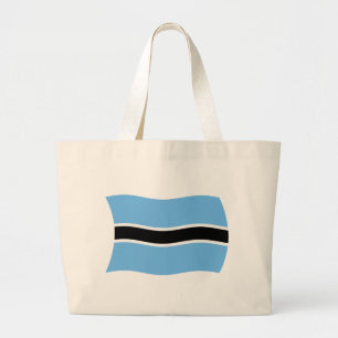 Botswana Flag Canvas tas