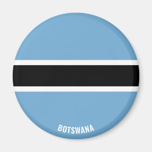Botswana Flag Charming Patriotic Magneet