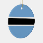 Botswana Flag Keramisch Ornament (Rechts)