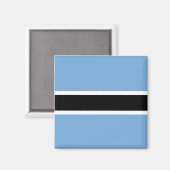 Botswana Flag Magneet (Voorkant / Achterkant)