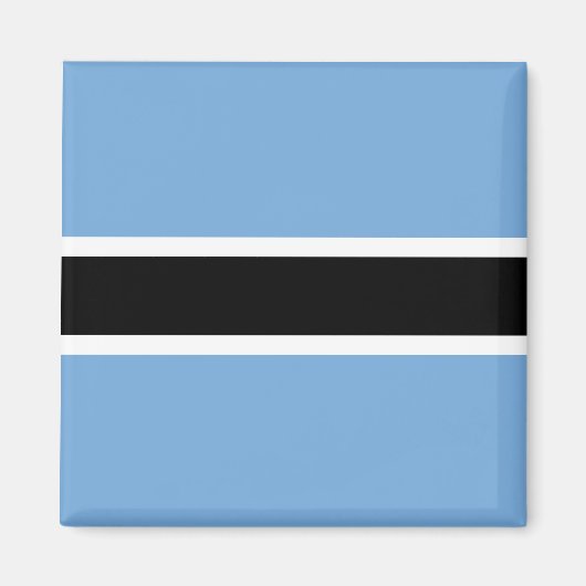 Botswana Flag Magneet (Voorkant)