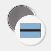Botswana Flag Magneet (Voorkant / Achterkant)