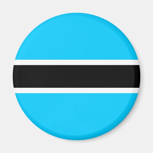 Botswana Flag Magneet (Voorkant)