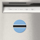 Botswana flag Magnet Magneet (Insitu (Vaatwasser))